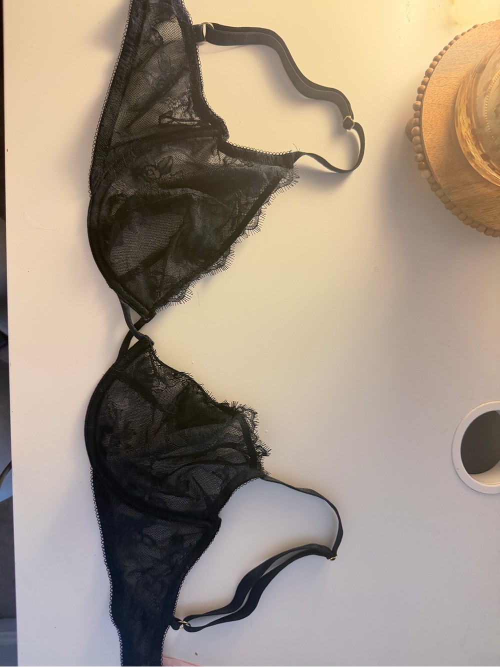 Victoria’s Secret Lace Unlined Bra - Navy Blue